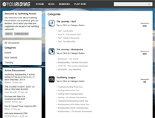 Tablet Screenshot of forum.youriding.com